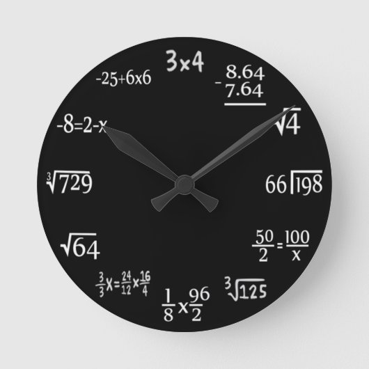 Wiskunde Ronde Klok (Voorkant)