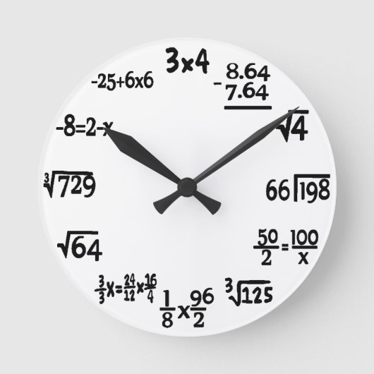 Wiskunde Ronde Klok (Voorkant)