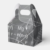 Wiskunde schoolbord bedankdoosjes (Voorkant Zijde)