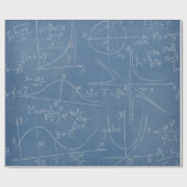 Wiskunde schooldocenten cadeaupapier (Vlak)