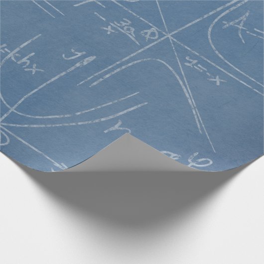 Wiskunde schooldocenten cadeaupapier (Hoek)