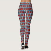 Wiskunde Schoolleraar Onderwijs Nerd Calculator Leggings (Achterkant)