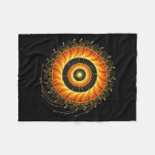 Wiskunde Spiraal Heilige Geometrie Fibonacci Manda Fleece Deken (Voorkant (Horizontaal))