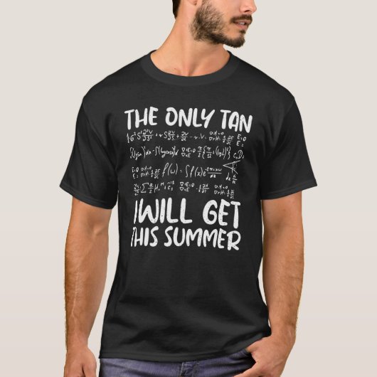 Wiskunde Spreuk T-shirt (Voorkant)