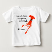 Wiskunde Squid Bedtime t-shirt (Voorkant)