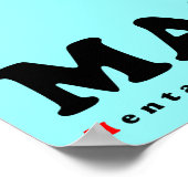 WISKUNDE staat gelijk aan geestelijk misbruik voor Poster (Hoek)