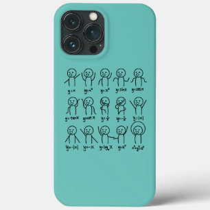 Wiskunde Stick Figures Wiskunde Wiskunde Teacher F Case-Mate iPhone Case