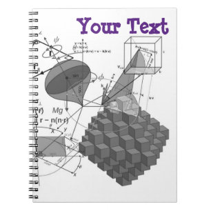 Wiskunde stijl notitieboek