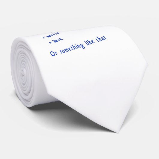Wiskunde Stropdas (Opgerold)
