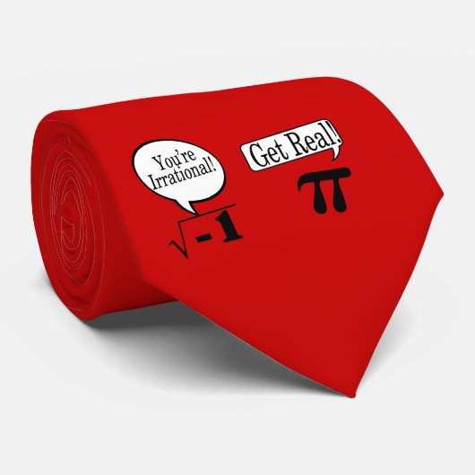 Wiskunde Stropdas leraar (Opgerold)