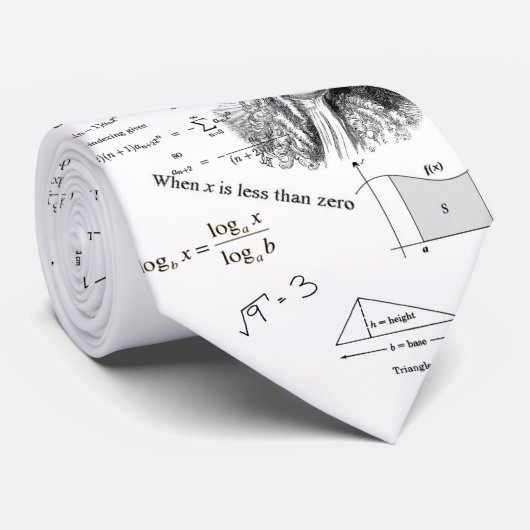 Wiskunde-Stropdas Stropdas (Opgerold)