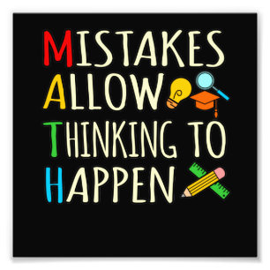 Wiskunde Student maakt wiskundige Wiskunde leraar Foto Afdruk