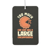 Wiskunde student te veel Pi Luchtverfrisser (Voorkant)