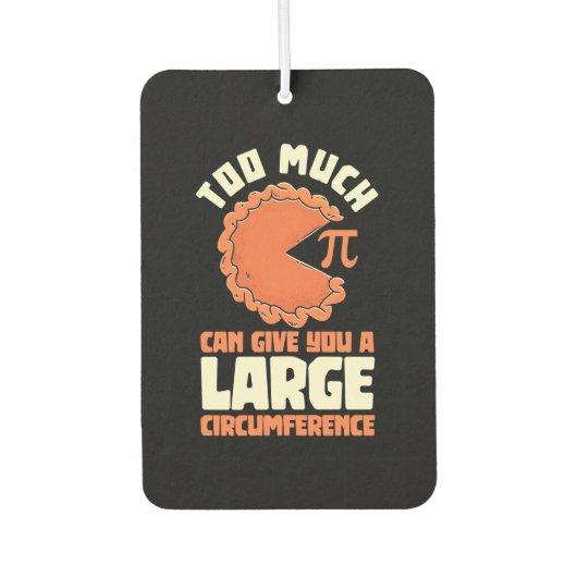 Wiskunde student te veel Pi Luchtverfrisser (Voorkant)