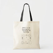 Wiskunde Superkracht Leraar | Roeping & Passie Tote Bag (Voorkant)