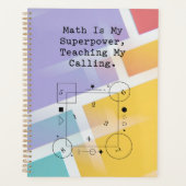 Wiskunde Superpower Leraar | Roeping & Passie Planner (Voorkant)