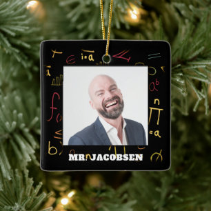 Wiskunde Symbolen Lijst leraar Keramisch Ornament