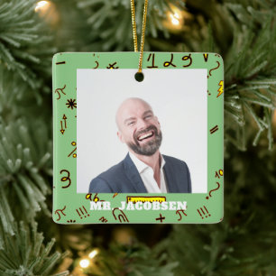 Wiskunde Symbolen Lijst leraar Keramisch Ornament