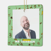 Wiskunde Symbolen Lijst leraar Keramisch Ornament (Links)