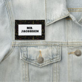 Wiskunde Symbolen Lijst leraar Naamplaatje (In situ)