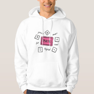 Wiskunde symbolen Studenten en Ouders Hoodie