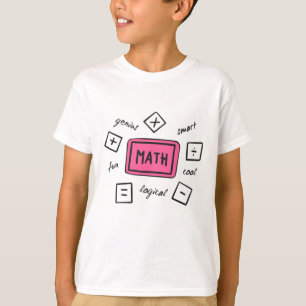 Wiskunde symbolen Studenten en Ouders T-shirt