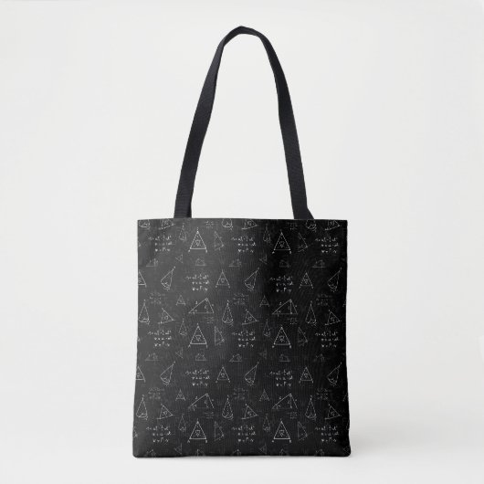 Wiskunde Symbolen, Wiskundig, Terug naar school Tote Bag (Voorkant)