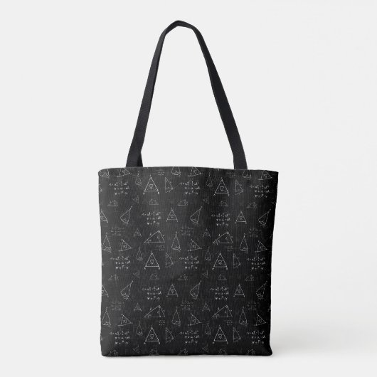 Wiskunde Symbolen, Wiskundig, Terug naar school Tote Bag (Achterkant)