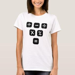 Wiskunde Symbolen wiskundige signalen T-shirt