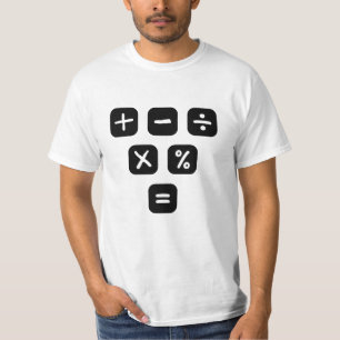 Wiskunde Symbolen wiskundige signalen T-shirt