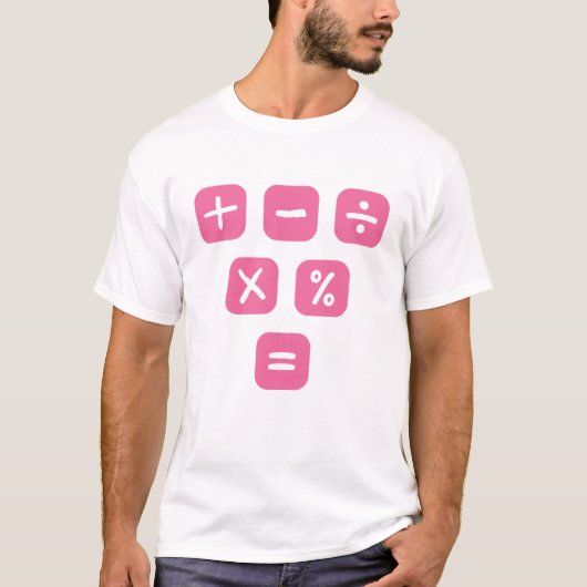 Wiskunde Symbolen wiskundige signalen Wiskunde T-shirt (Voorkant)