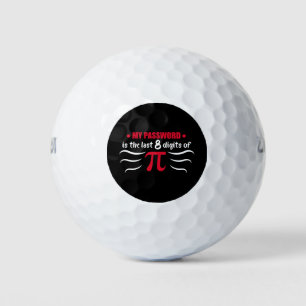 Wiskunde Symbool Mijn wachtwoord is de laatste 8 c Golfballen
