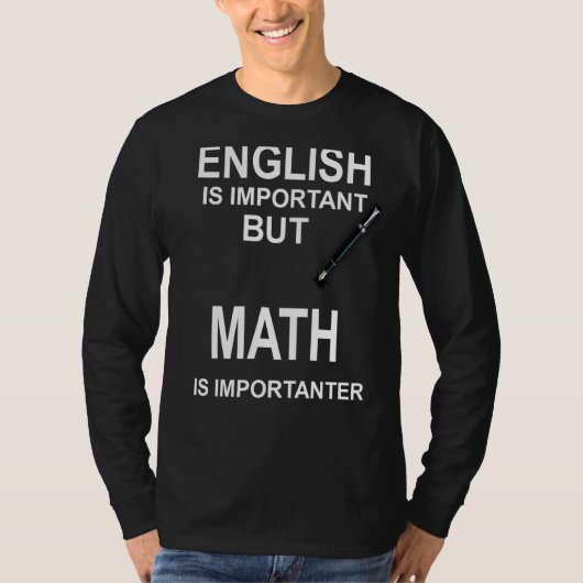 wiskunde t-shirt (Voorkant)