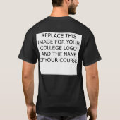 Wiskunde T-Shirt DARK UNIFORM (Achterkant)