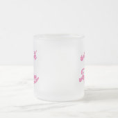 Wiskunde T-shirts met roze tekst en cadeautjes Matglas Koffiemok (Center)