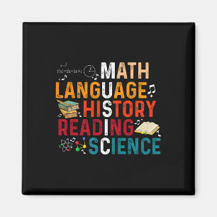 Wiskunde Taal Geschiedenis Lezen Wetenschap Muziek Magneet
