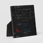 Wiskunde Tafelblad Plaque Fotoplaat (Voorkant)