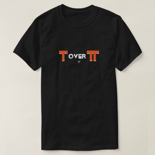 Wiskunde Tau en Pi T-shirt (Design voorkant)