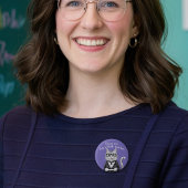 Wiskunde Teacher badge trust me wiskundeprofessor Ronde Button 5,7 Cm