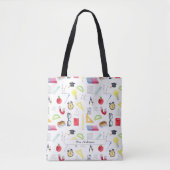 Wiskunde Teacher Custom Kleurrijk Tote Bag (Voorkant)