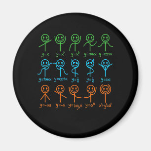 Wiskunde Teacher Dance vergelijking Mathematisch W Magneet