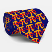 Wiskunde Team Tiled Stropdas (Opgerold)