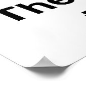 Wiskunde telt golf poster (Hoek)