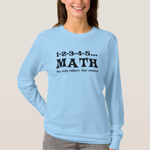 Wiskunde telt T-shirt
