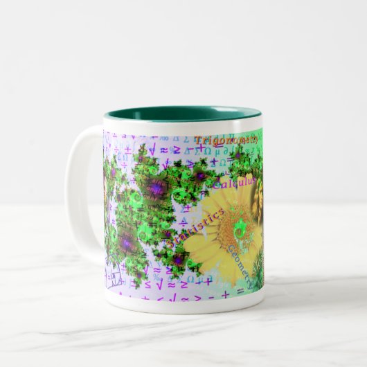 Wiskunde thema Mok (Voorkant links)