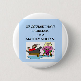 wiskunde therapie ronde button 5,7 cm