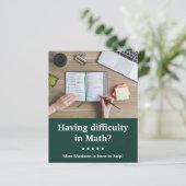 Wiskunde Tiller Flyer (Staand voorkant)