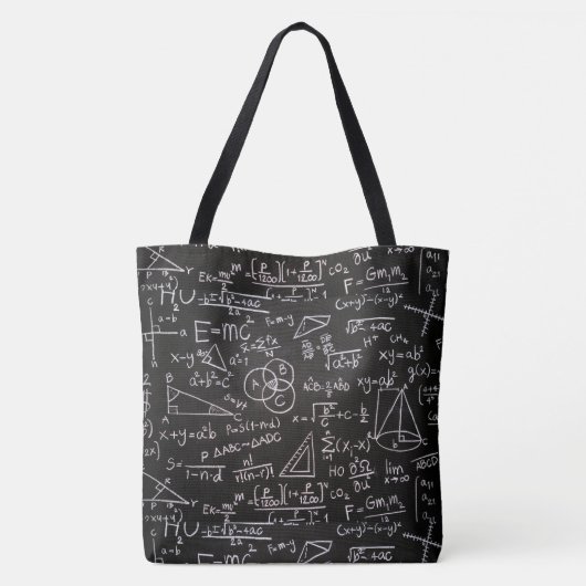 wiskunde tote bag (Achterkant)
