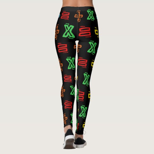 Wiskunde Tour leggings (Achterkant)