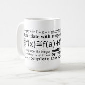 Wiskunde Tricks Koffiemok (Voorkant links)